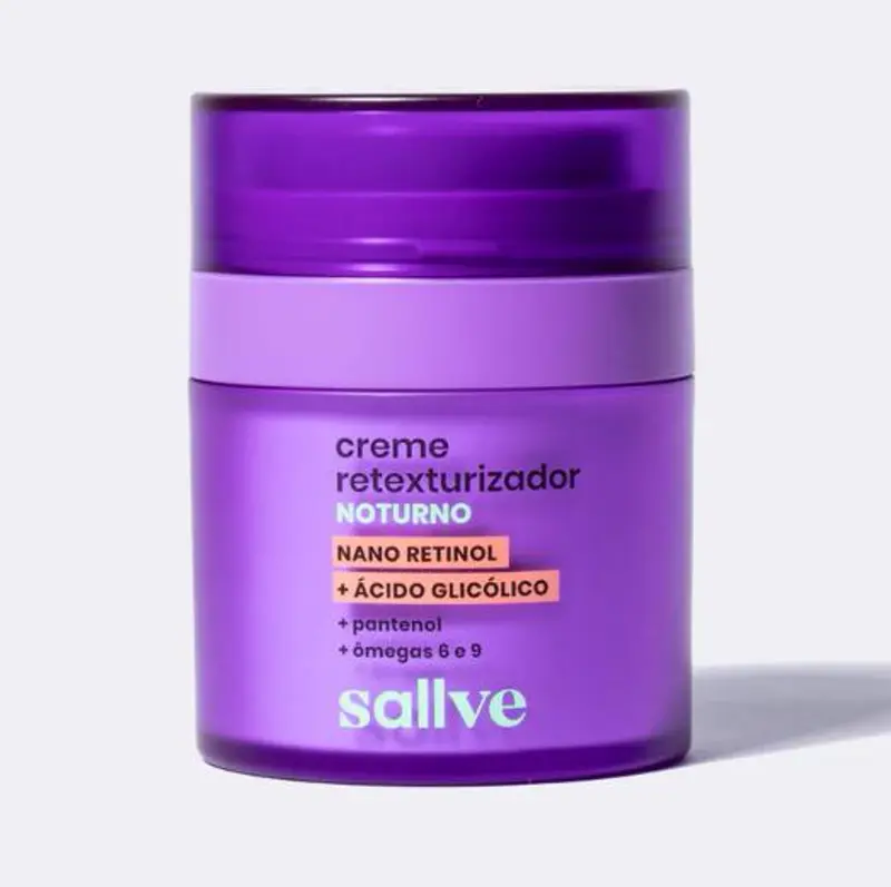 Creme Retexturizador Noturno Sallve