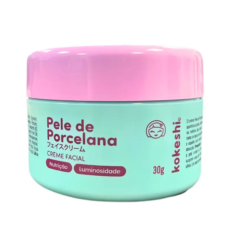 Hidratante Creme Facial Pele de Porcelana Kokeshi 30g