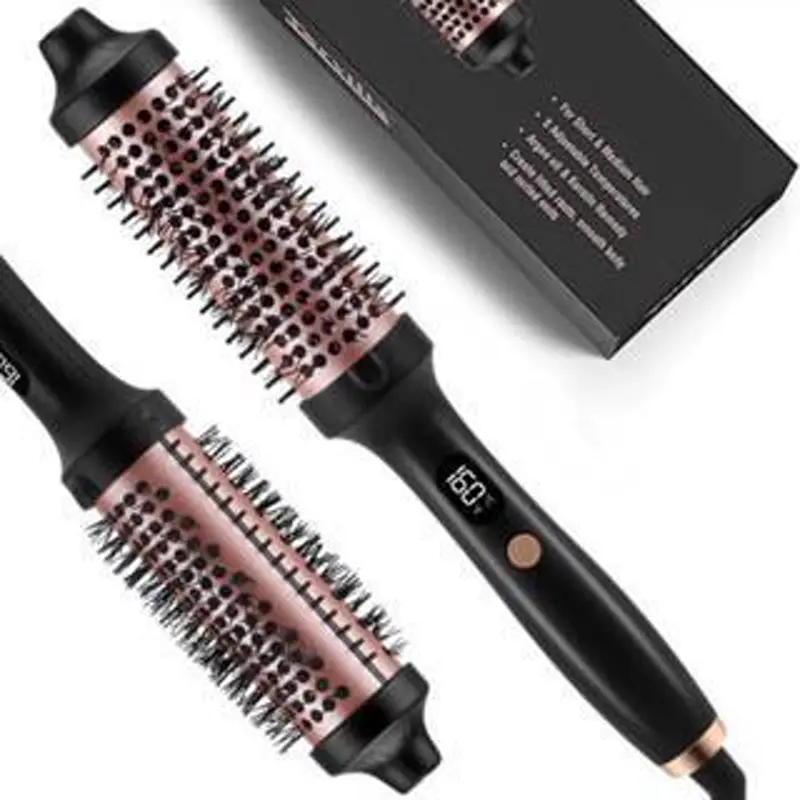 Escova Modeladora e Alisadora Elétrica 3 em 1 Bivolt 38mm
