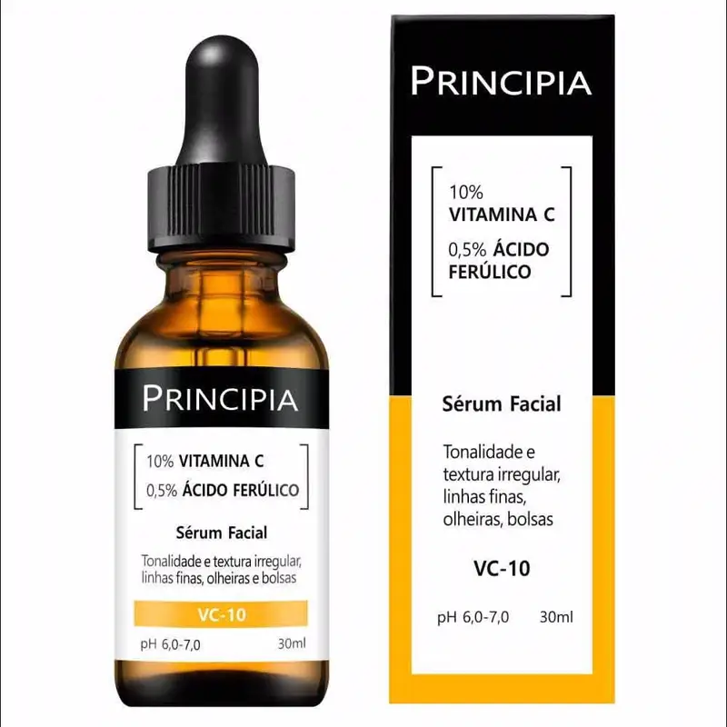 Sérum Facial Vitamina C 10% + Ácido Ferúlico Principia VC-10