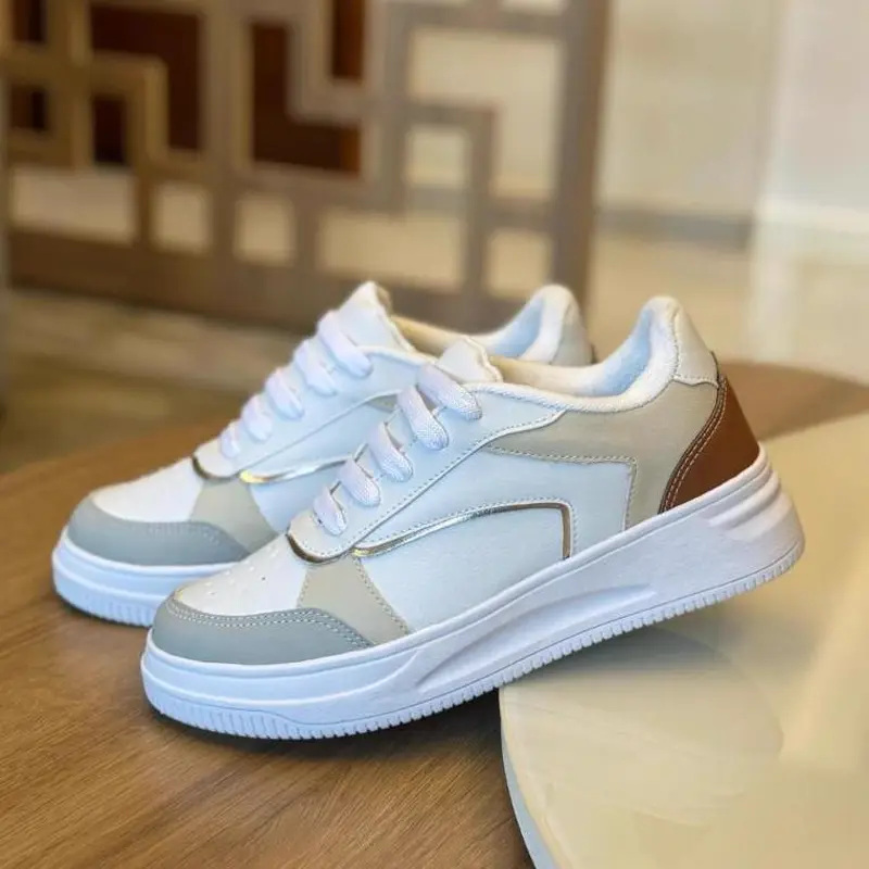 Tênis Feminino Casual Plataforma Flatform